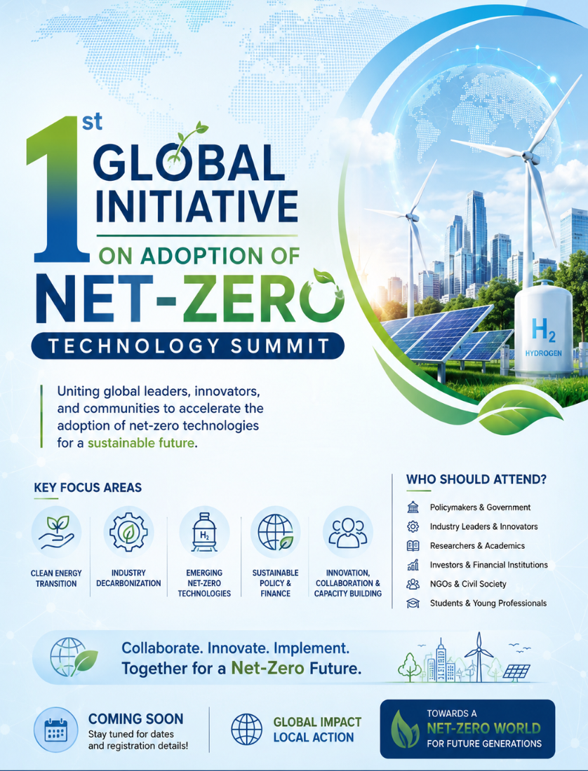1st Global Initiative on Adoption of Net-zero Technology Summit