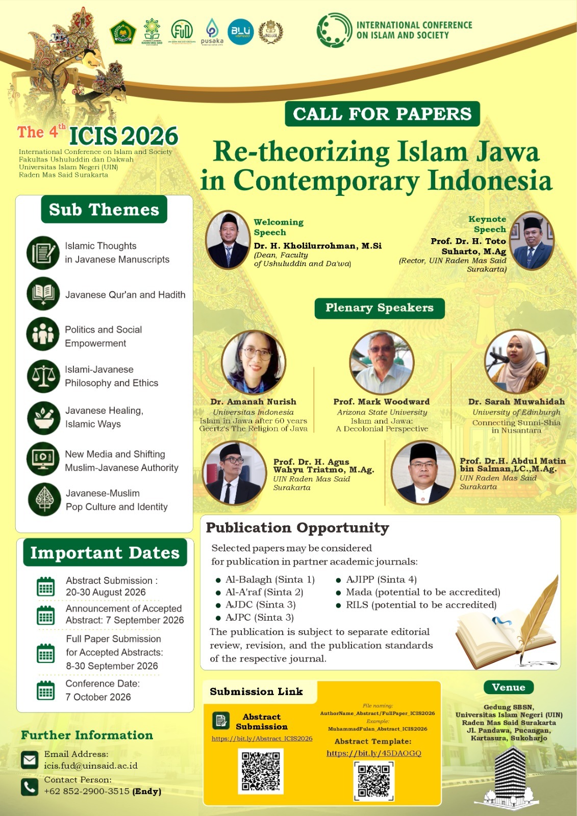 International Conferences on Islam and Society 2026