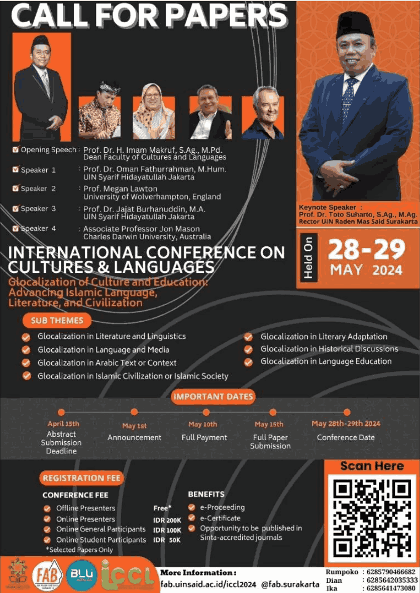 International Conference on Cultures & Languages