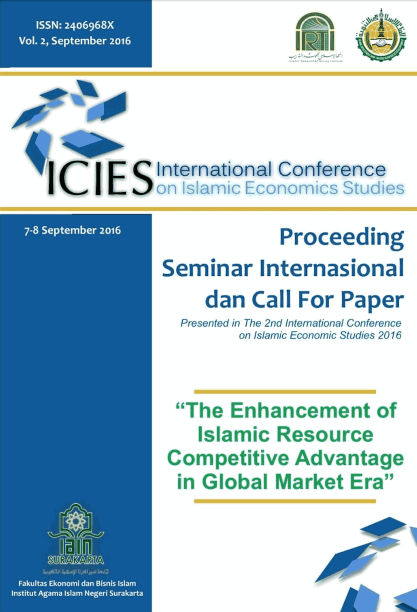 The 2nd International Conference on Islamic Economics Studies