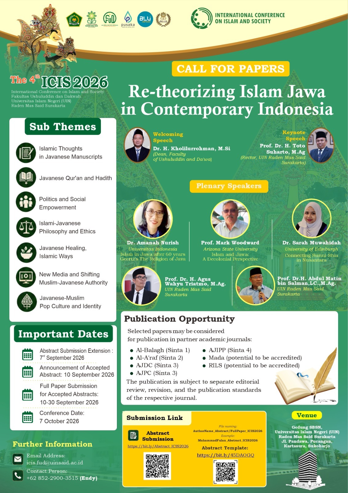 International Conferences on Islam and Society 2026