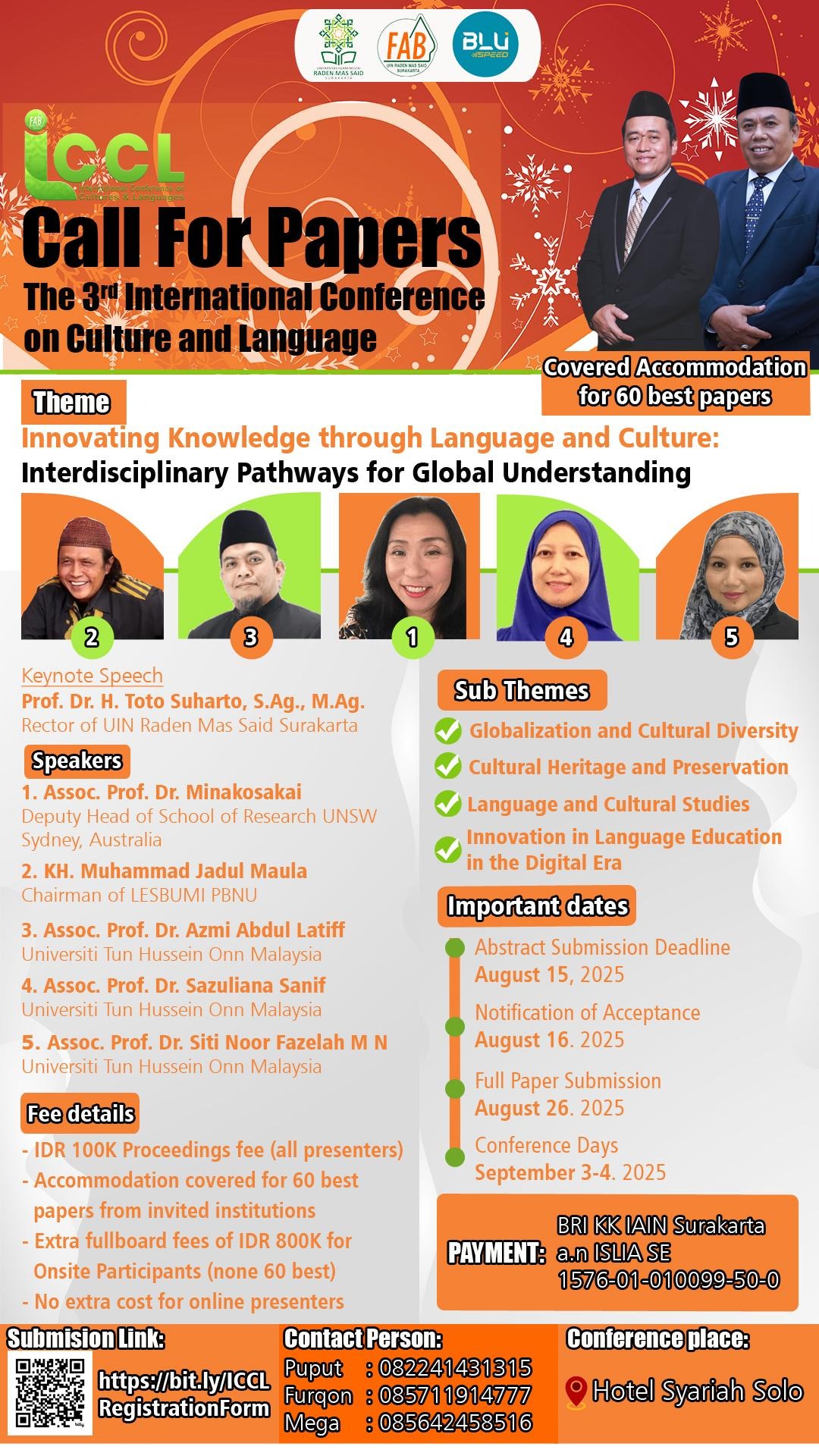 International Conference on Cultures & Languages 2025