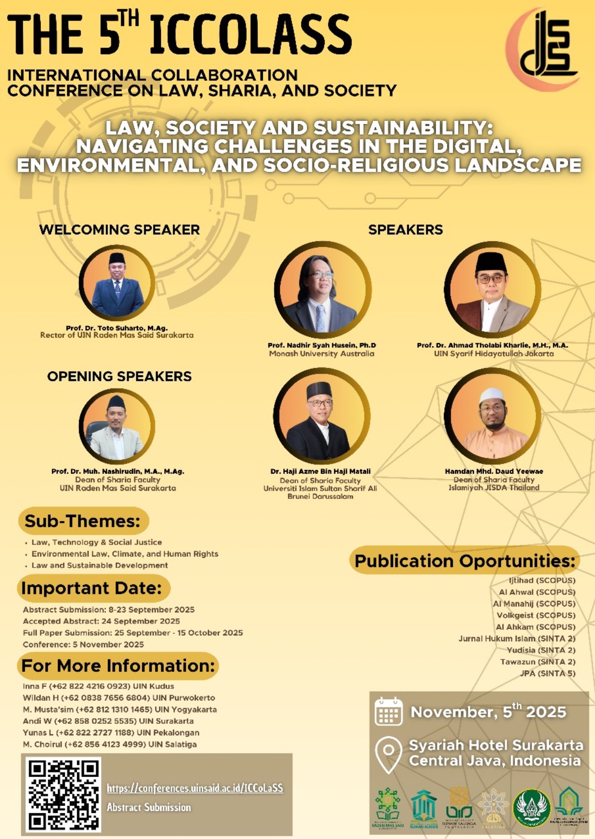 International Collaboration Conference on Law, Sharia dan Society 2025